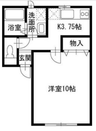 プラネッツ湘南B棟の物件間取画像